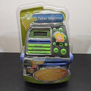 Zillionz Teller ATM Machine Kids Toy NEW  2007 A81 Counting Money